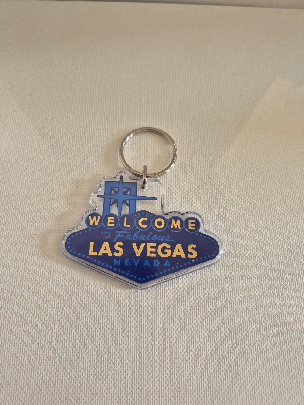 🎁🆓️ Las Vegas Keychain Blue